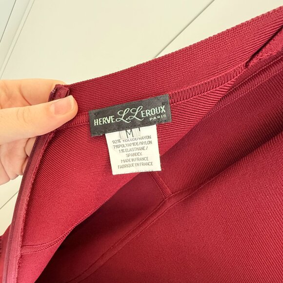 Hervé L. Leroux Burgundy Gown - Picture 3 of 4